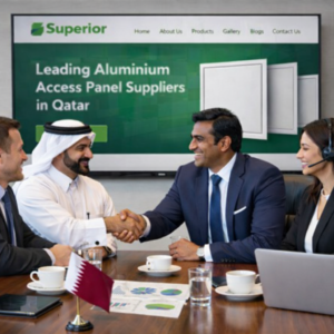 High-quality ceiling panel installed in modern building by access panel suppliers in Qatar